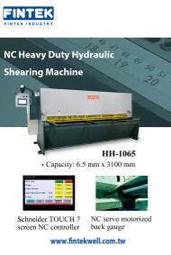 FINTEK: HH-1065 Heavy Duty Shearing machine
